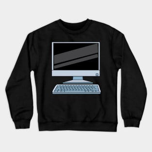 computer all in one with keyboard Crewneck Sweatshirt